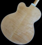 Archtop guitar (back)