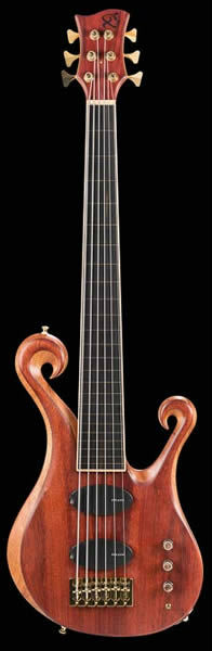 "Calliope" 6 String Fretless Bass